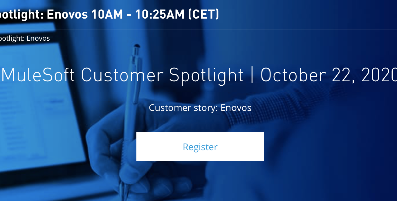 MuleSoft Customer Spotlight | October 22, 2020