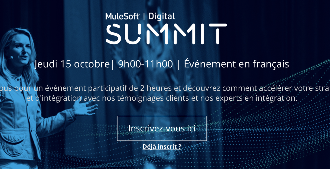 Evénement: MuleSoft Summit Digital France